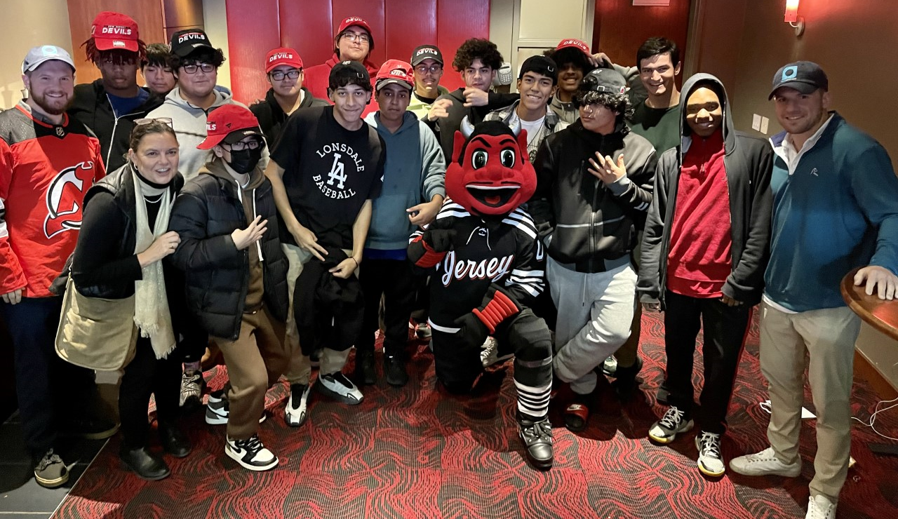 RingSquared and Oasis Boys Club at Devils Game